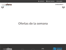 Tablet Screenshot of clickofertas.com.ar